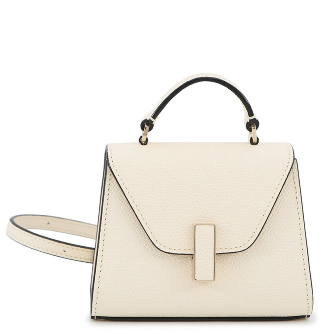 Valextra Iside Belt Leather Body Bag SGES0061028LOCPL99 2-way Shoulder White Handbag Women's (1 of 12)