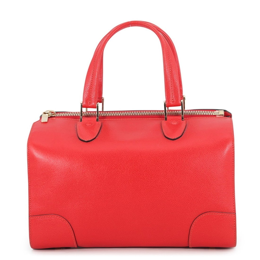 Valextra handbag, Babila Boston small leather WBBB0031028LOC99 handbag: --- Catalog ---Category: SizeWeight: 680g / 1.49lb.Size (HxWxD): 19cm x 28.5cm x 15cm / 7.48'' x 11.22'' x 5.9''Category: DesignType: HandbagColor: Red colorGender: WomenClosure: ZipperMaterial: Leath
