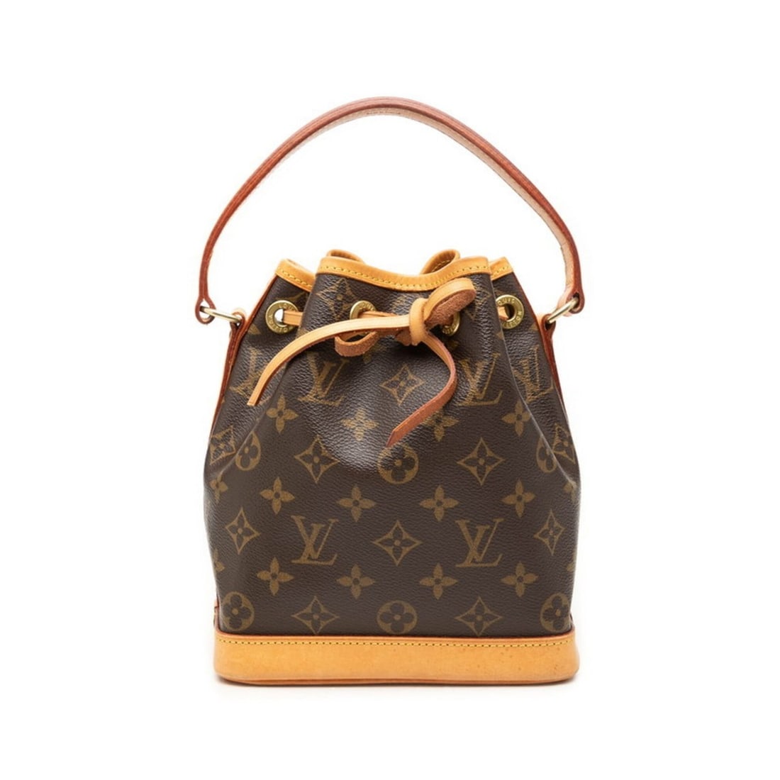 Louis Vuitton Monogram Mini Noé One-Shoulder Handbag M42227 Brown Leather Women's LOUIS VUITTON: --- Catalog ---Category: SizeSize (HxWxD): 21.5cm x 17.5cm x 13cm / 8.46'' x 6.88'' x 5.11''Category: DesignType: HandbagColor: BrownGender: WomenMaterial: PVC , Leather Category: GeneralMPN: M42227Br