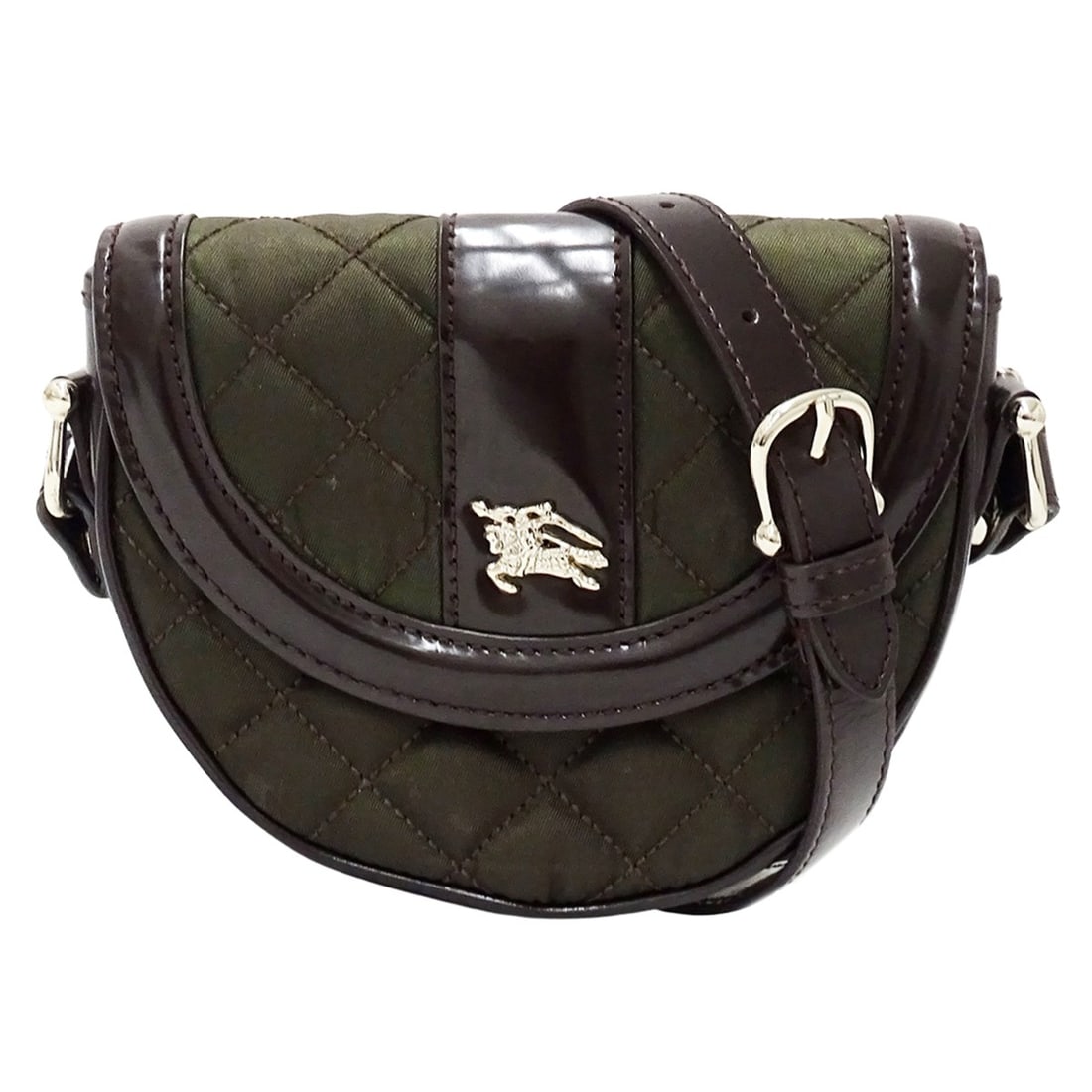 Burberry handbag for women, brand name shoulder bag, nylon, khaki, brown, quilted, pochette, mini: --- Catalog ---Category: SizeSize (HxWxD): 12cm x 14cm x 4cm / 4.72'' x 5.51'' x 1.57''Category: DesignType: Pochette, Shoulder bagColor: Khaki brownGender: WomenMaterial: Nylon Category: GeneralBrand