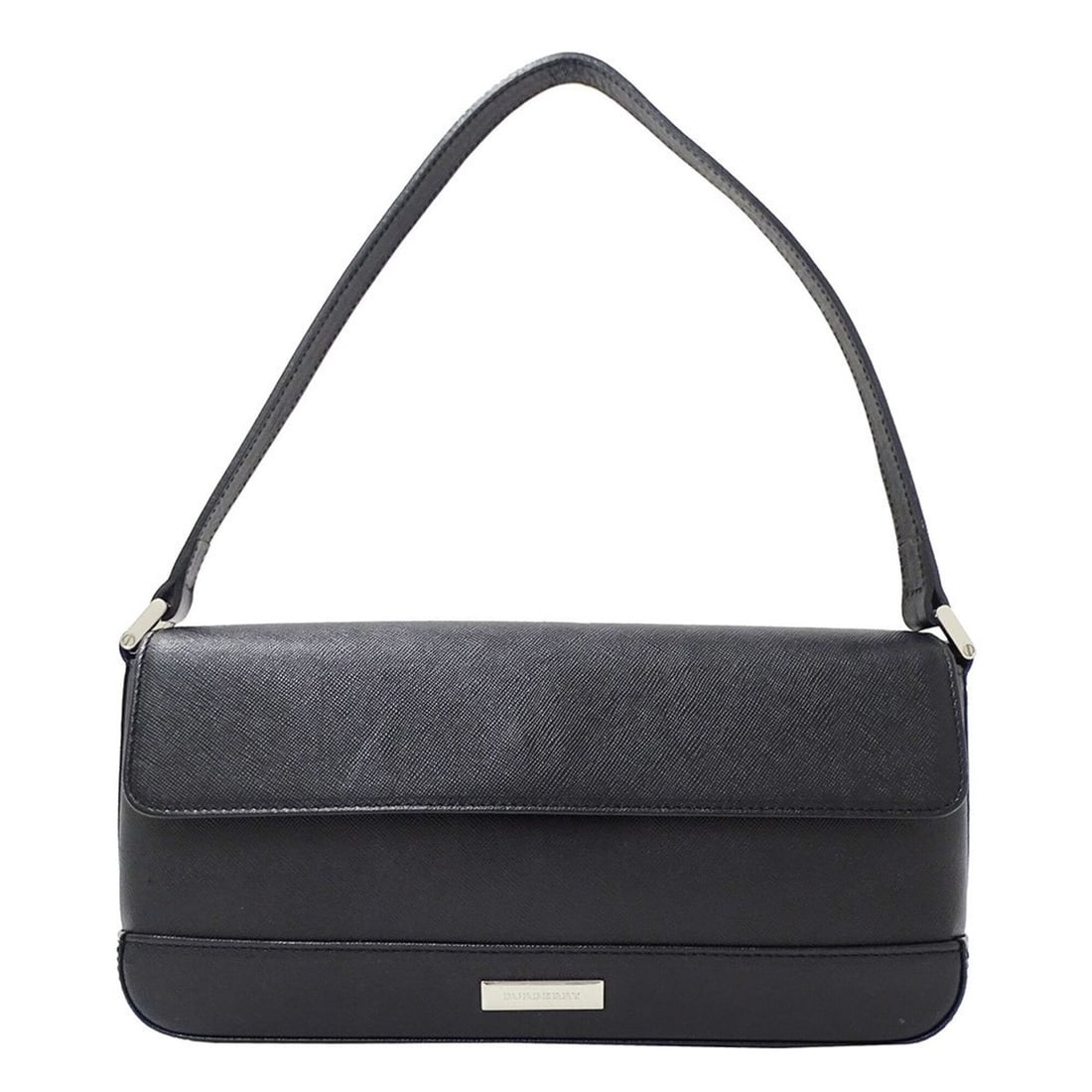 Burberry handbag for women, brand name shoulder bag, leather, black, one-shoulder, flap type.: --- Catalog ---Category: SizeSize (HxWxD): 14cm x 28cm x 6cm / 5.51'' x 11.02'' x 2.36''Category: DesignType: Shoulder bagColor: BlackGender: WomenMaterial: Leather Category: GeneralBrand: Burberry---