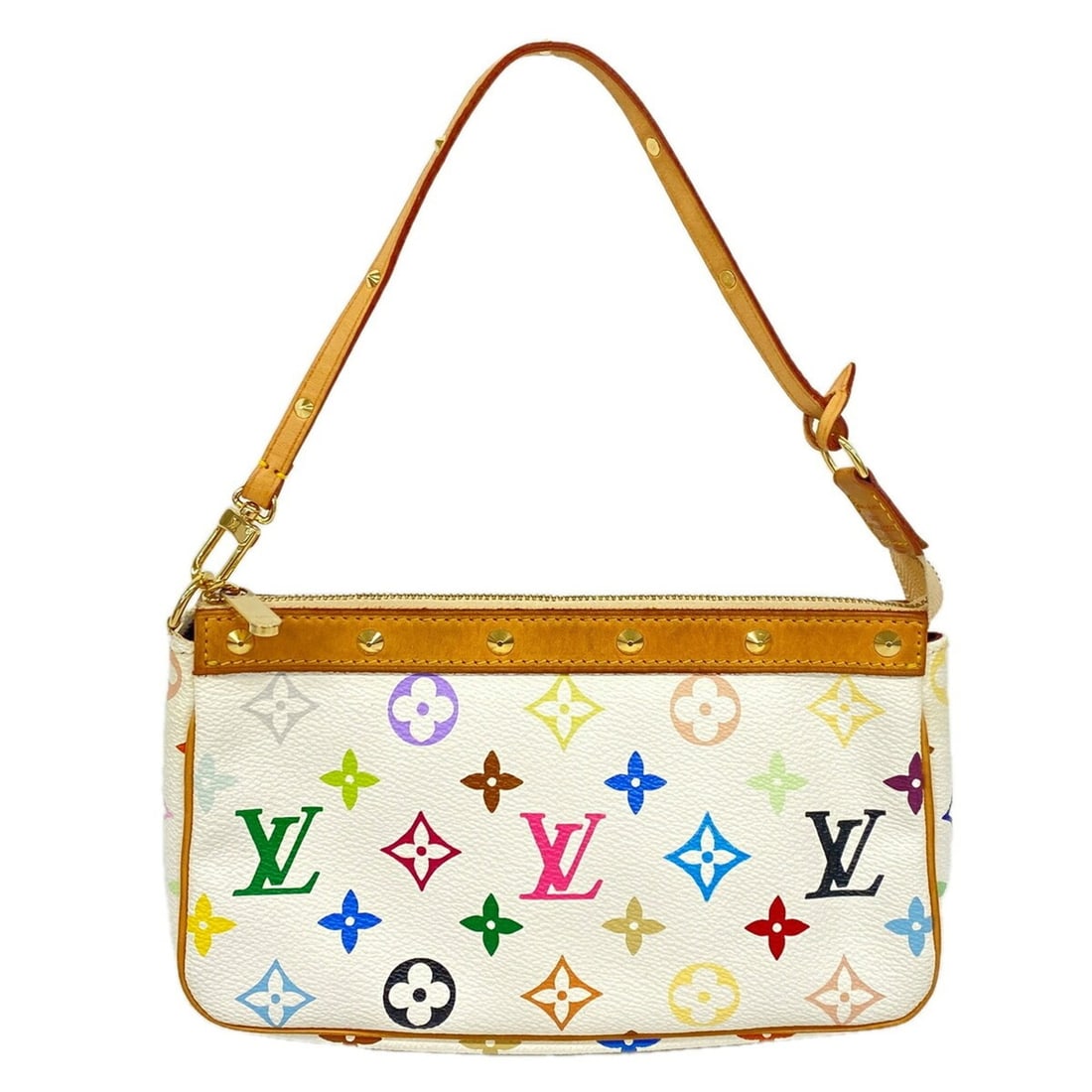 Louis Vuitton Bag/Pouch Monogram Multicolor Pochette Accessoires M92649 Blanc Women's: --- Catalog ---Category: SizeSize (HxWxD): 13cm x 21.5cm x 4cm / 5.11'' x 8.46'' x 1.57''Category: DesignType: PouchColor: BlancGender: WomenCategory: GeneralMPN: M92649Brand: Louis Vuitton--- Item Li