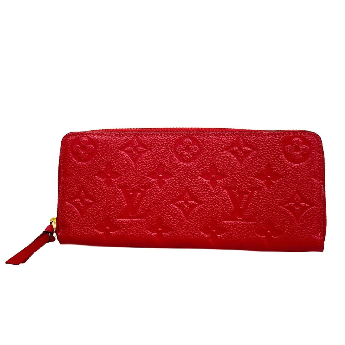 Louis Vuitton Monogram Empreinte Portefeuille Clemence Long Wallet M63698 Scarlet Ladies (1 of 20)
