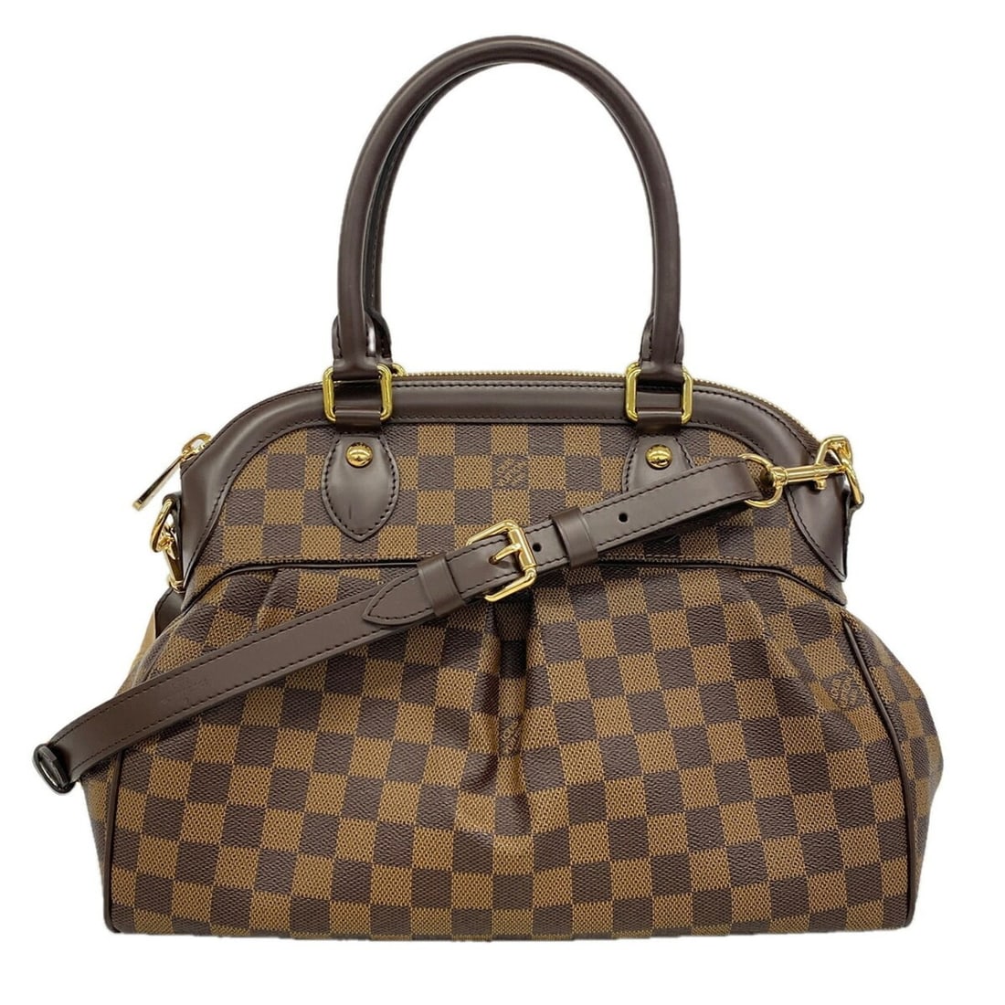 Louis Vuitton Damier Trevi PM Handbag N51997 Ebene 2-way bag for women (1 of 14)