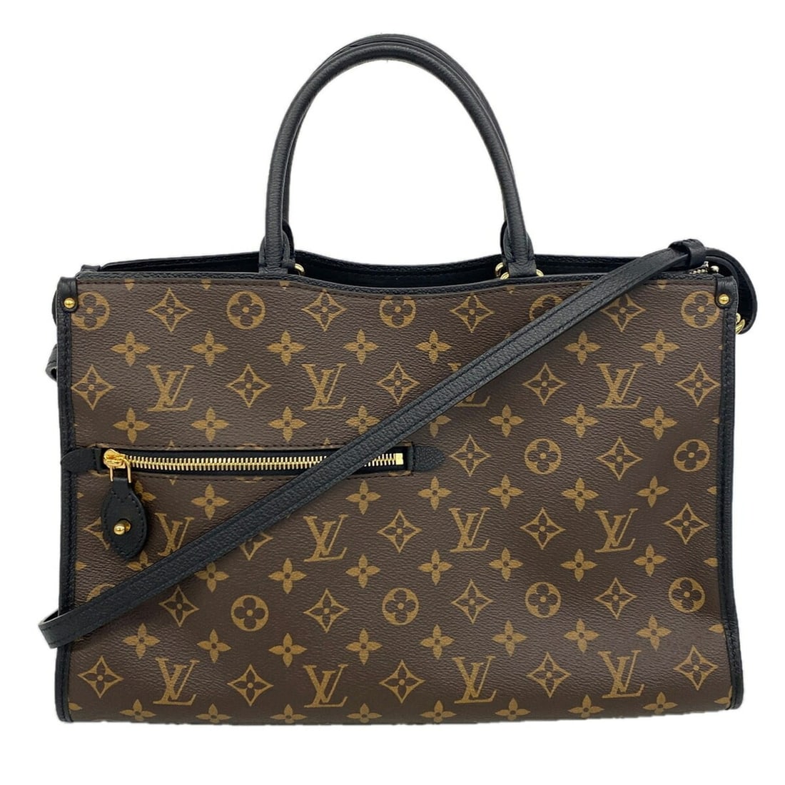 Louis Vuitton Monogram Popincourt MM Tote Bag M43435 Brown Noir 2-way bag for women: --- Catalog ---Category: SizeSize (HxWxD): 24.5cm x 37cm x 14cm / 9.64'' x 14.56'' x 5.51''Category: DesignType: Tote bagColor: Brown, NoirGender: WomenCategory: GeneralMPN: M43435Brand: Louis Vuitton