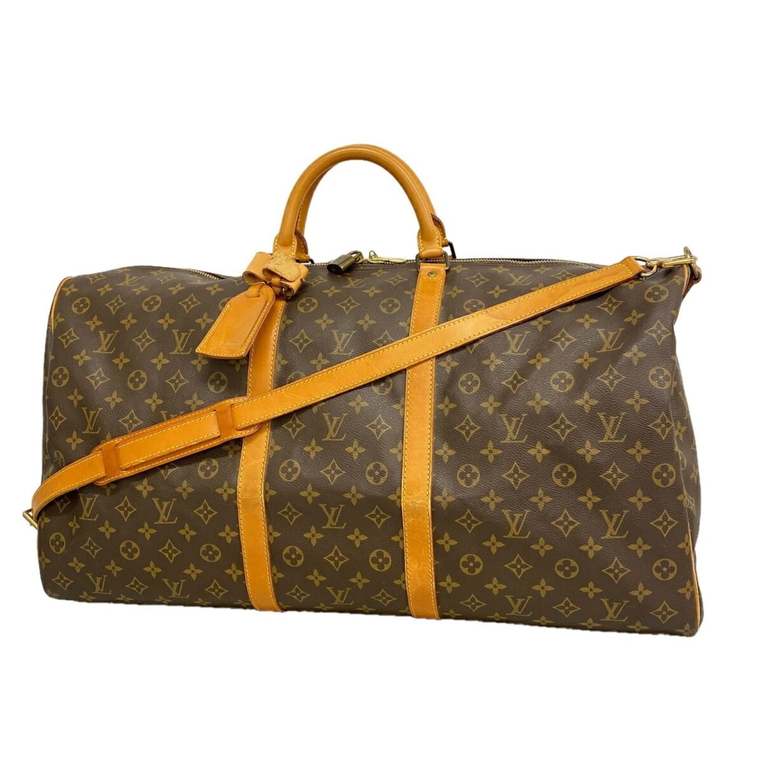 Louis Vuitton Bags - Boston Monogram Keepall Bandoulière 60 M41412 Brown Men's & Women's: --- Catalog ---Category: SizeSize (HxWxD): 33cm x 60.5cm x 26cm / 12.99'' x 23.81'' x 10.23''Category: DesignType: Boston bagColor: BrownGender: Men,WomenCategory: GeneralMPN: M41412Brand: Louis Vuitt