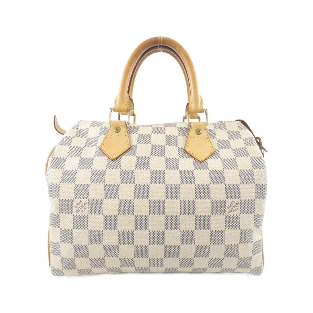 Louis Vuitton Damier Azur Speedy 25cm N41371 Boston Bag: --- Catalog ---Category: SizeSize (HxWxD): 19cm x 25cm x 15cm / 7.48'' x 9.84'' x 5.9''Category: DesignType: Boston bagColor: AzurGender: WomenMaterial: Coated canvas Hardware Color: GoldCategory: Gen