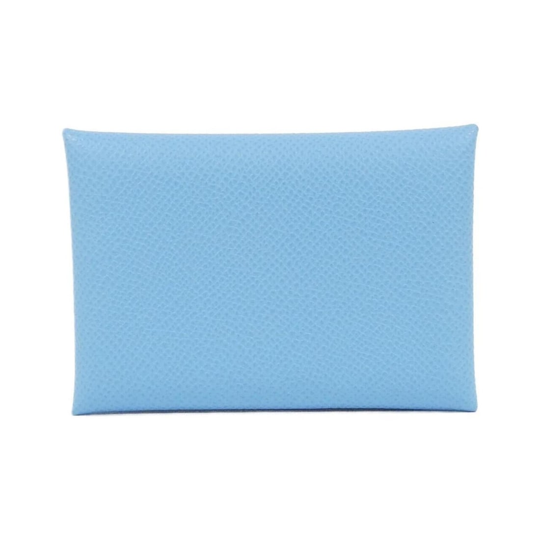 Hermes Calvi Duo 083035CK Wallet/Coin Case: --- Catalog ---Category: SizeSize (HxWxD): 7cm x 10.5cm x 2cm / 2.75'' x 4.13'' x 0.78''Category: DesignType: Coin purse/coin caseColor: CelesteGender: Men,WomenMaterial: Epsom leather Category: