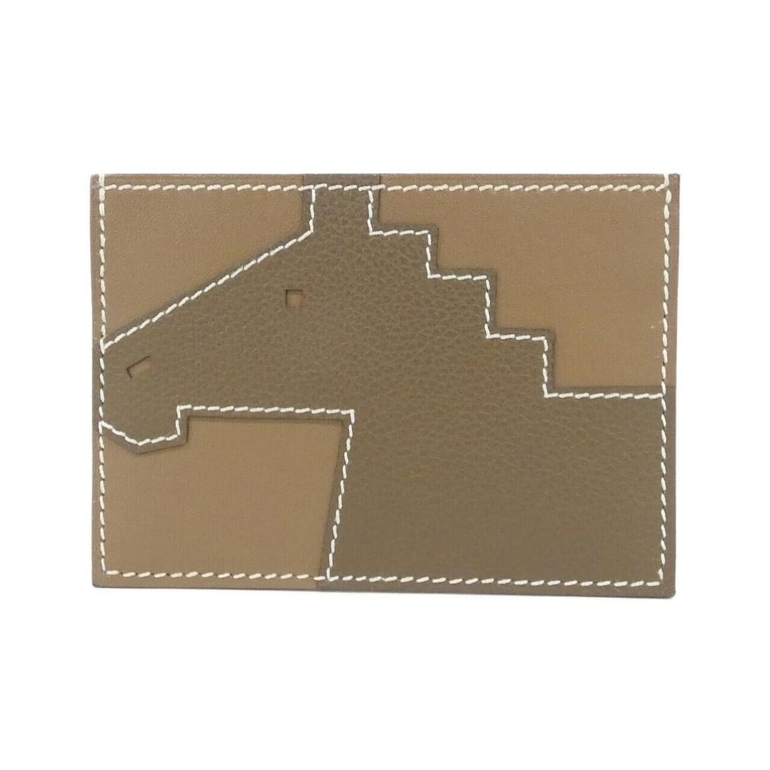 Hermes Cheval Pict 085051CA Business Card Holder/Card Case: --- Catalog ---Category: DesignType: Card caseColor: BeigeGender: Men,WomenMaterial: Tadelakt leather Category: GeneralMPN: 085051CABrand: HermesCategory: Physical PropertiesSize (HxWxD): 7cm x 10cm
