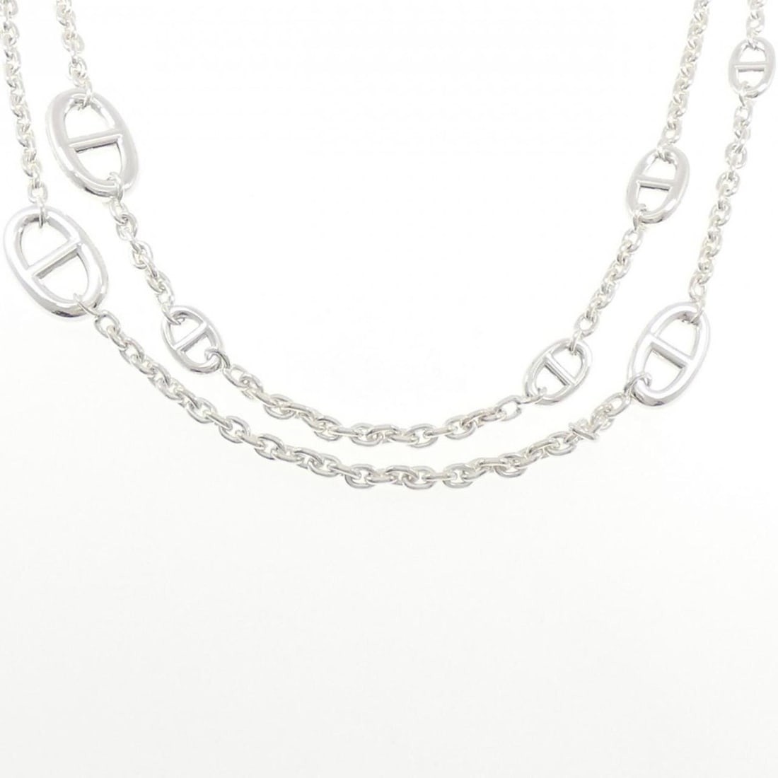 Hermes Farandole Necklace: --- Catalog ---Category: SizeNeck Circumference: 119 cm / 46.85''Category: DesignGender: Men,WomenMaterial: Silver 925Necklace Type: NecklaceCategory: GeneralMPN: H104568B 00Brand: Hermes--- Item