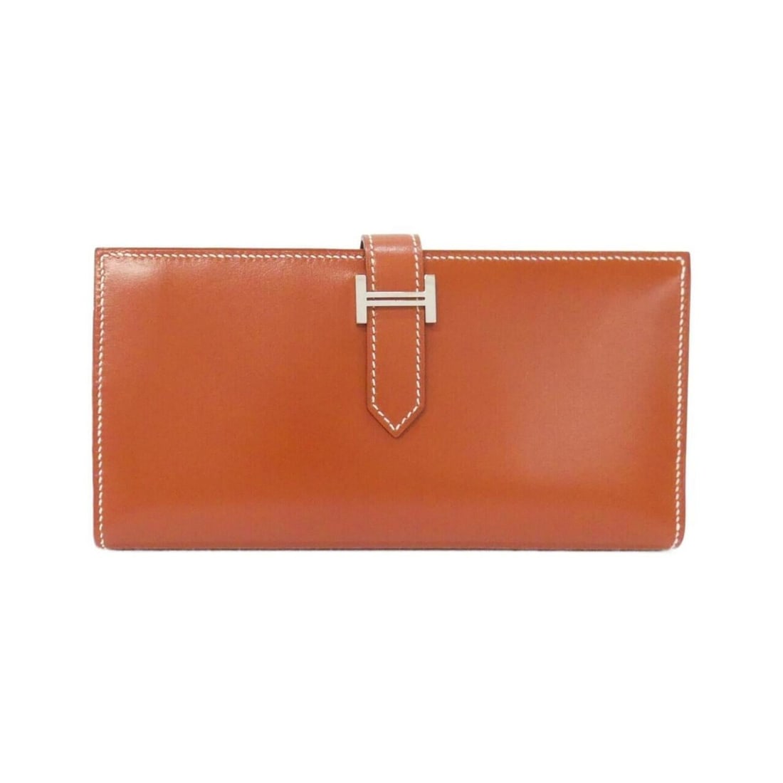 Hermes Bearn Soufflé 039783CK Wallet: --- Catalog ---Category: SizeSize (HxWxD): 9cm x 17.5cm x 1.5cm / 3.54'' x 6.88'' x 0.59''Category: DesignType: Long wallet (bi-fold)Color: Brique, OrangeGender: Men,WomenMaterial: Leather