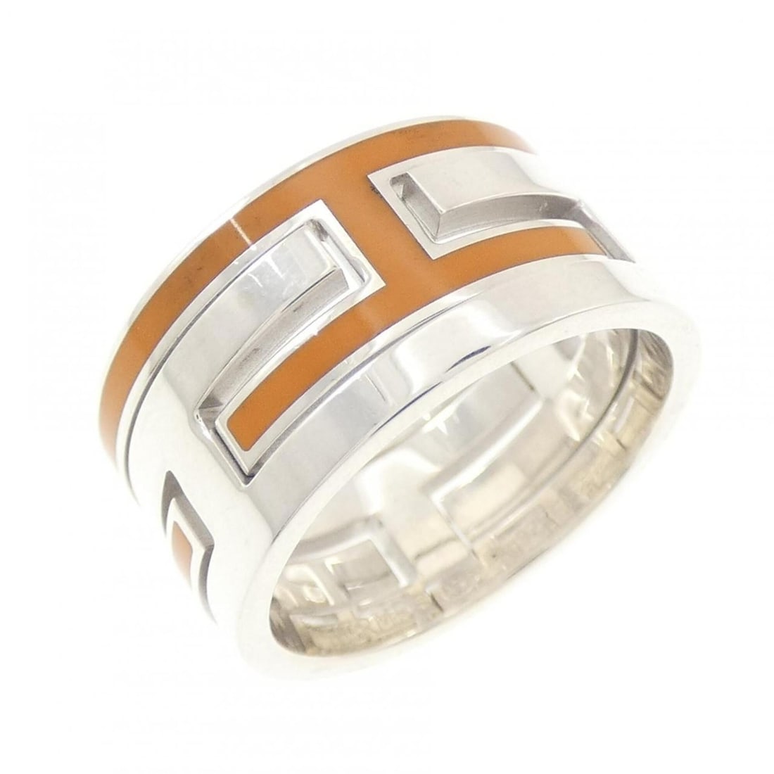 Hermes Move H Ring: --- Catalog ---Category: SizeUS Size: 6.5Brand Size: 52Category: DesignType: Band ringGender: WomenMaterial: Silver 925Category: GeneralBrand: Hermes--- Item List ---Section: ConditionRanking: Rank A