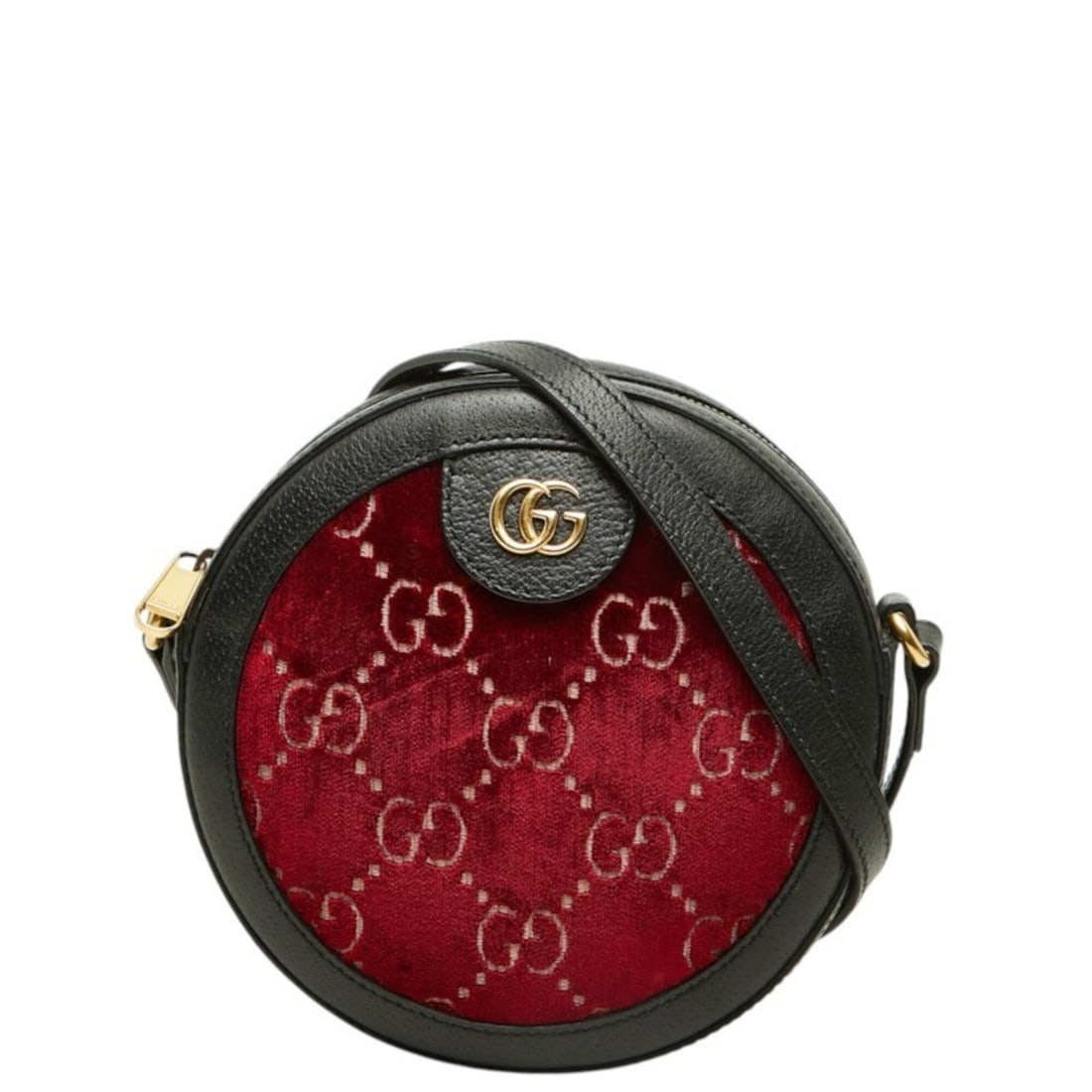 Gucci GG Velvet Crossbody Shoulder Bag 574978 Wine Red Black Leather Women's GUCCI: --- Catalog ---Category: SizeStrap Drop: 60cm / 23.62''Size (HxWxD): 18cm x 18cm x 4.5cm / 7.08'' x 7.08'' x 1.77''Category: DesignType: Shoulder bagColor: Black, WineGender: WomenClosure: