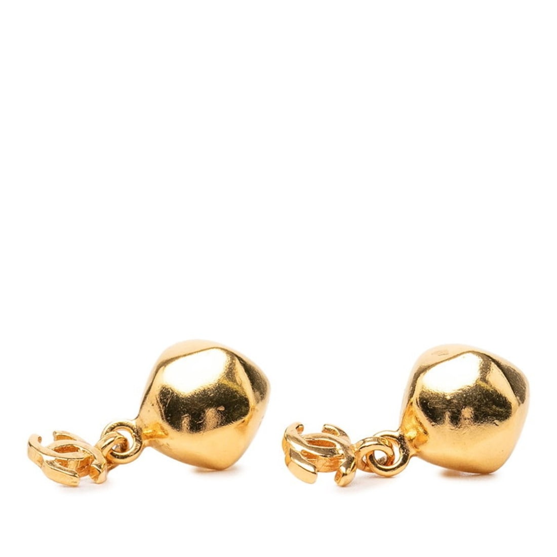 Chanel Coco Mark 1998 Diamond-Shaped Swing Stud Earrings, 98A Stamp, Gold Plated, Women's CHANEL: --- Catalog ---Category: SizeSize (HxWxD): 23.40mm x 11.90mm / 0.92'' x 0.47''Category: DesignType: Drop earringsColor: GoldGender: WomenCategory: GeneralBrand: Chanel--- Item List ---Section: Conditi