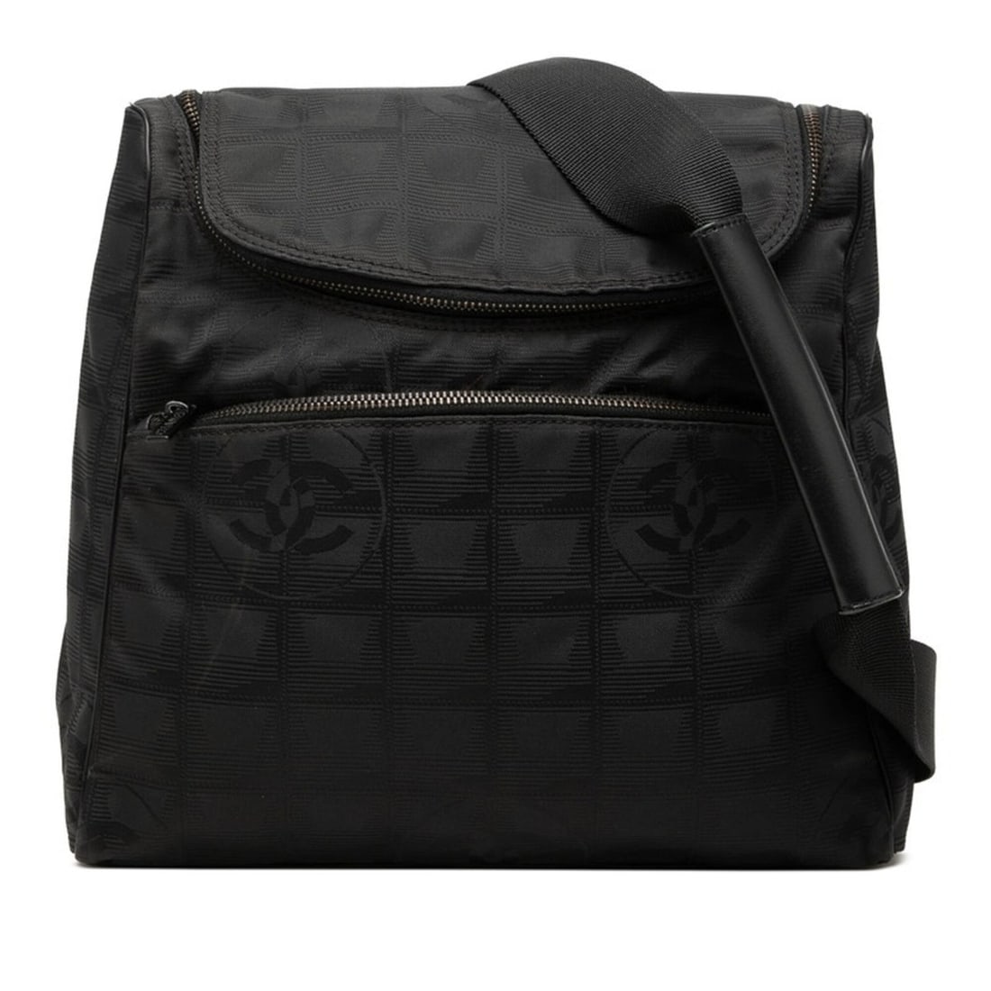 Chanel New Travel Line Coco Mark Backpack A15958 Black Nylon Women's CHANEL (1 of 11)