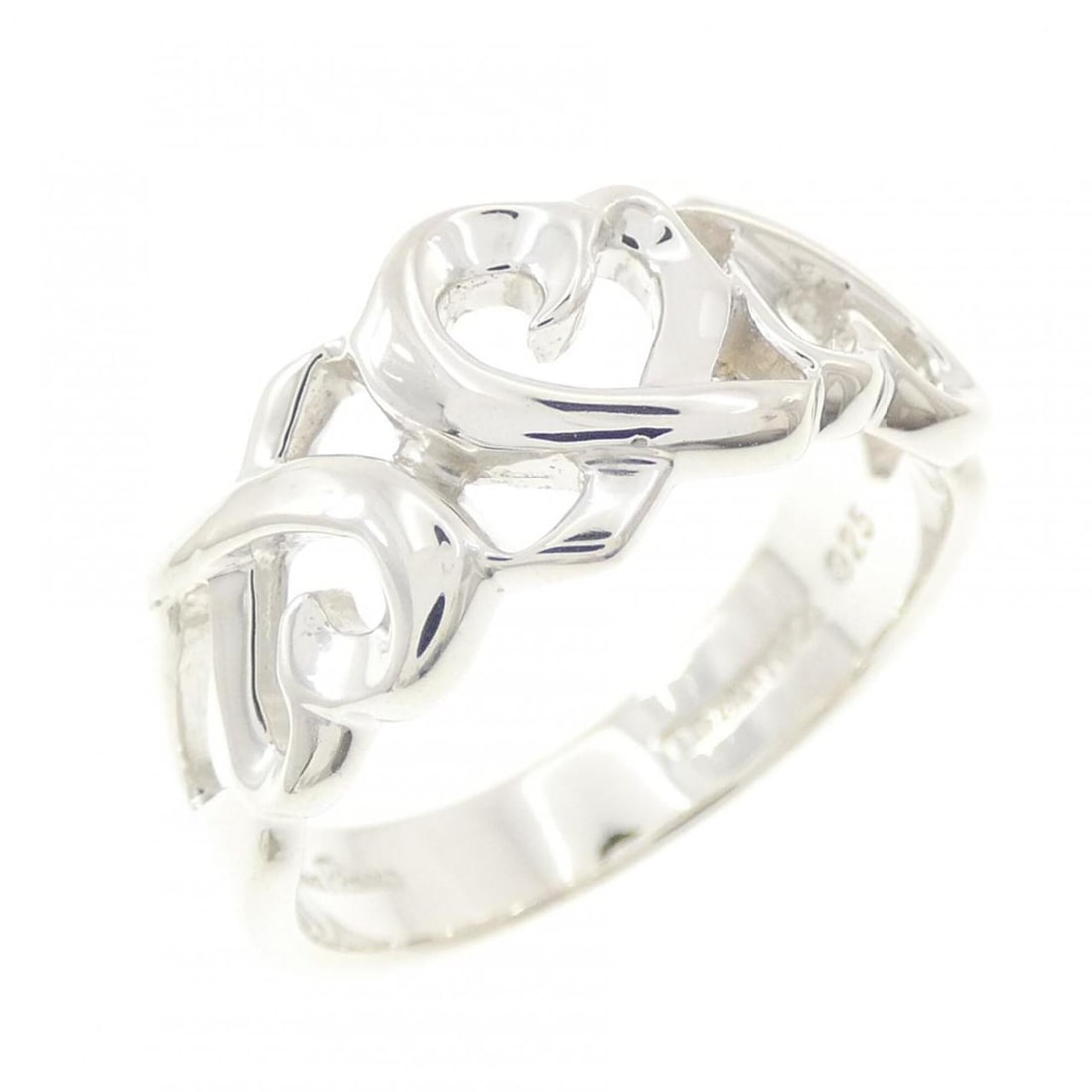 Tiffany Triple Loving Heart Ring: --- Catalog ---Category: SizeJP Size: 14US Size: 7Category: DesignType: Band ringGender: WomenMaterial: Silver 925Category: GeneralBrand: Tiffany--- Item List ---Section: ConditionRanking: Rank SA