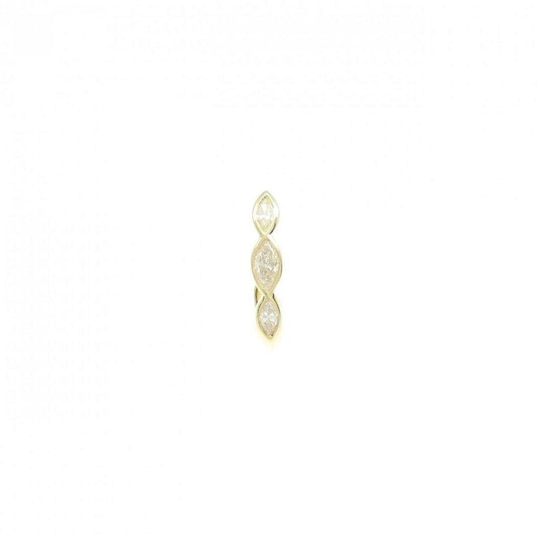 Tiffany & Co. Diamond Earring (Single Earring): --- Catalog ---Category: SizeSize (HxWxD): 18.70mm x 3.60mm / 0.74'' x 0.14''Category: DesignType: Stud earringsGender: WomenMaterial: Yellow gold (18K)Single earring: YesCategory: GeneralBrand: