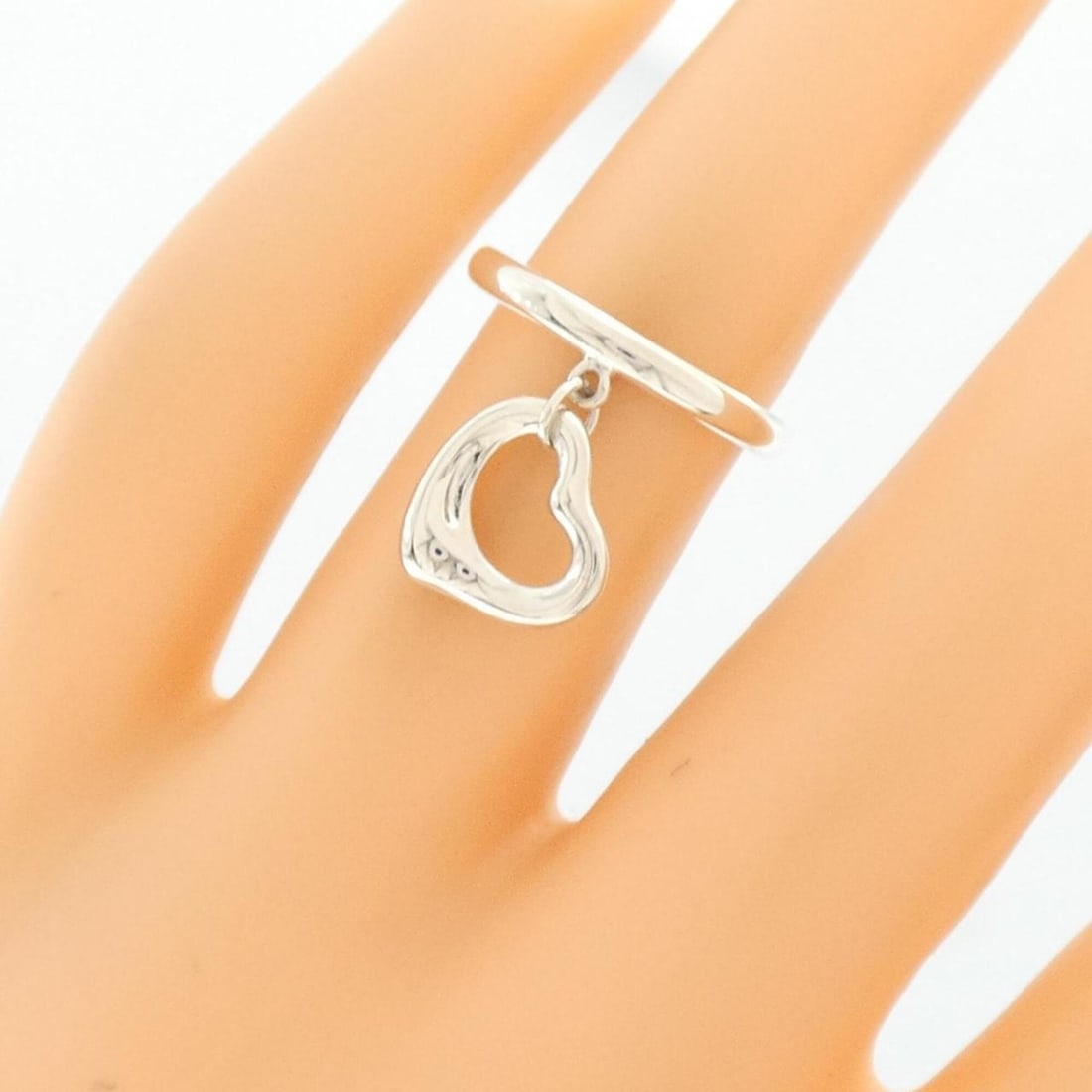 Tiffany Open Heart Drop Ring - 5