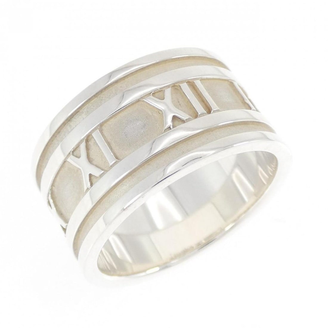 Tiffany Atlas Ring: --- Catalog ---Category: SizeJP Size: 20.5US Size: 10Category: DesignType: Band ringGender: WomenMaterial: Silver 925Category: GeneralBrand: Tiffany--- Item List ---Section: ConditionRanking: Rank SA