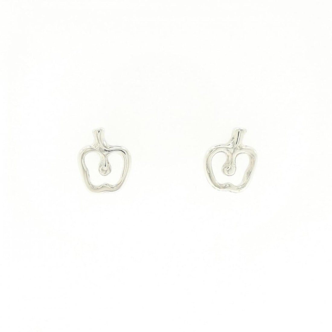 Tiffany Apple Earrings: --- Catalog ---Category: SizeSize (HxWxD): 7.70mm x 6.30mm / 0.30'' x 0.25''Category: DesignType: Stud earringsGender: WomenMaterial: Silver 925Category: GeneralBrand: Tiffany--- Item List
