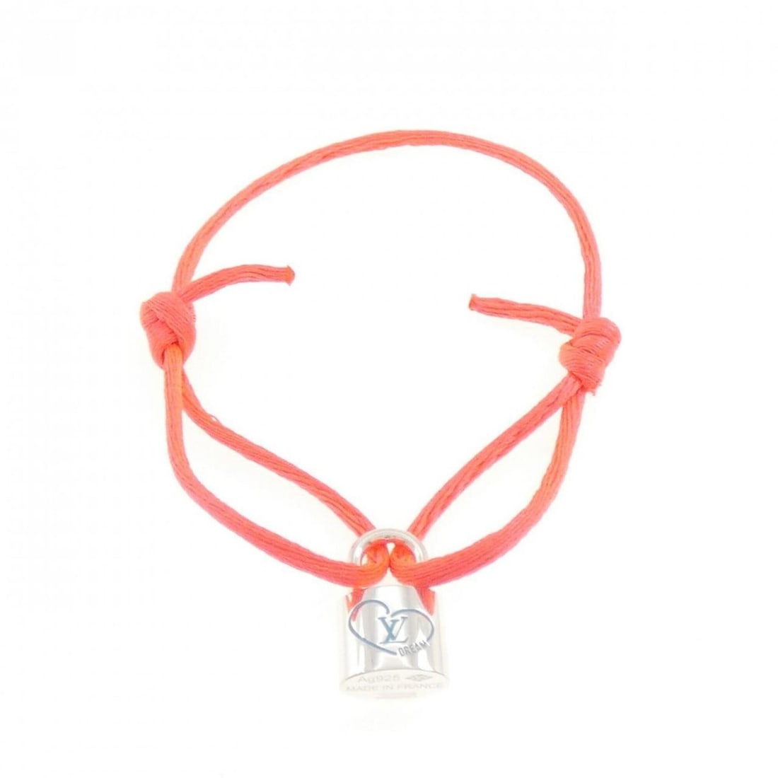Louis Vuitton Lockit Bracelet: --- Catalog ---Category: DesignType: Charm braceletGender: WomenMaterial: Silver 925Category: GeneralMPN: QA5312Brand: Louis Vuitton--- Item List ---Section: ConditionRanking: Rank B Used - Traces of 