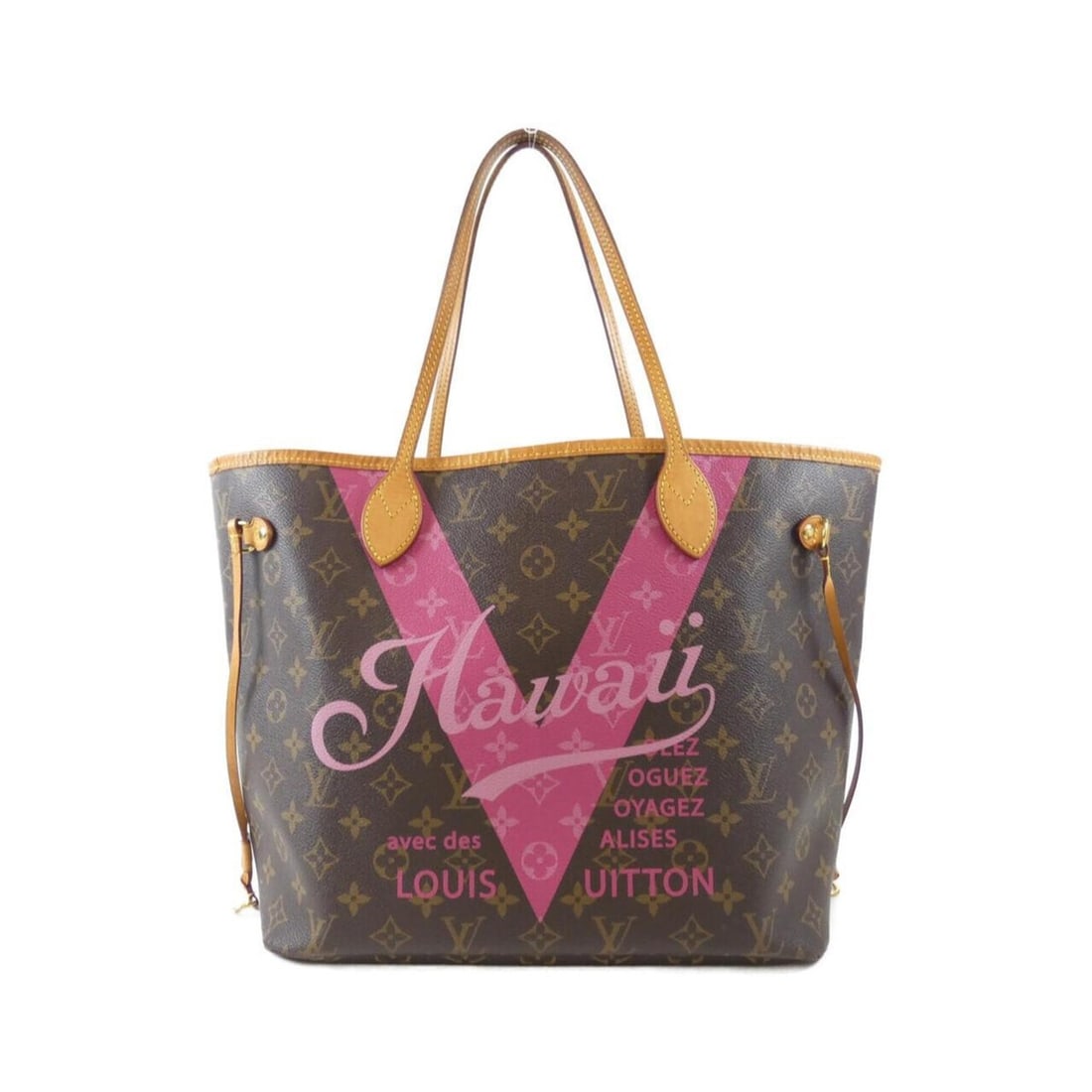 Louis Vuitton Monogram V Neverfull MM M43299 Handbag: --- Catalog ---Category: SizeSize (HxWxD): 29cm x 47cm x 17cm / 11.41'' x 18.5'' x 6.69''Category: DesignType: Handbag, PouchColor: Grenade, MarronGender: WomenMaterial: Coated canvas Hardware Color: