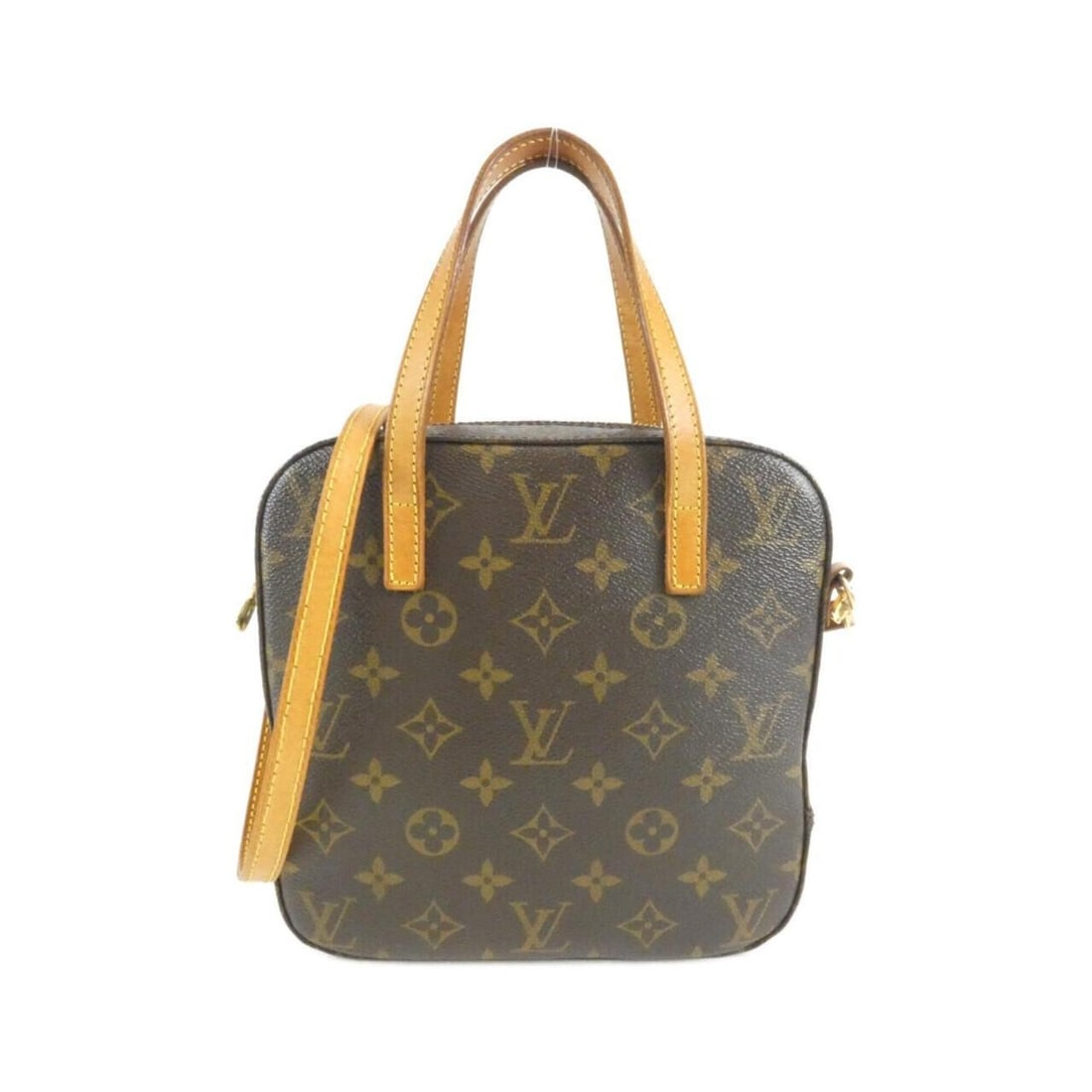 Louis Vuitton Monogram Spontini M47500 Handbag: --- Catalog ---Category: SizeSize (HxWxD): 20cm x 20cm x 8cm / 7.87'' x 7.87'' x 3.14''Category: DesignType: HandbagColor: MarronGender: WomenMaterial: Coated canvas Hardware Color: GoldCategory: