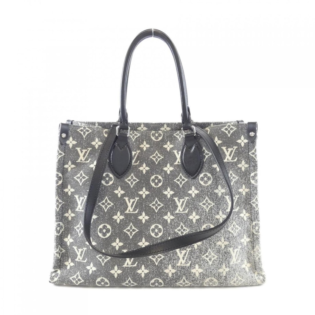 Louis Vuitton Monogram Jacquard Canvas OnTheGo MM M46448 Handbag: --- Catalog ---Category: SizeSize (HxWxD): 25cm x 33cm x 14cm / 9.84'' x 12.99'' x 5.51''Category: DesignType: HandbagColor: GrisGender: WomenMaterial: Canvas Hardware Color: SilverCategory: