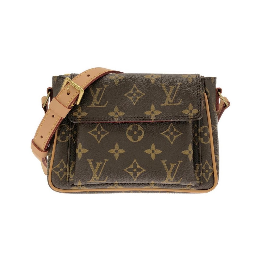 Louis Vuitton Monogram Viva Cite PM M51165 Shoulder Bag: --- Catalog ---Category: SizeSize (HxWxD): 13.5cm x 18cm x 8cm / 5.31'' x 7.08'' x 3.14''Category: DesignType: Shoulder bagColor: MarronGender: WomenMaterial: Coated canvas Hardware Color: GoldCategor