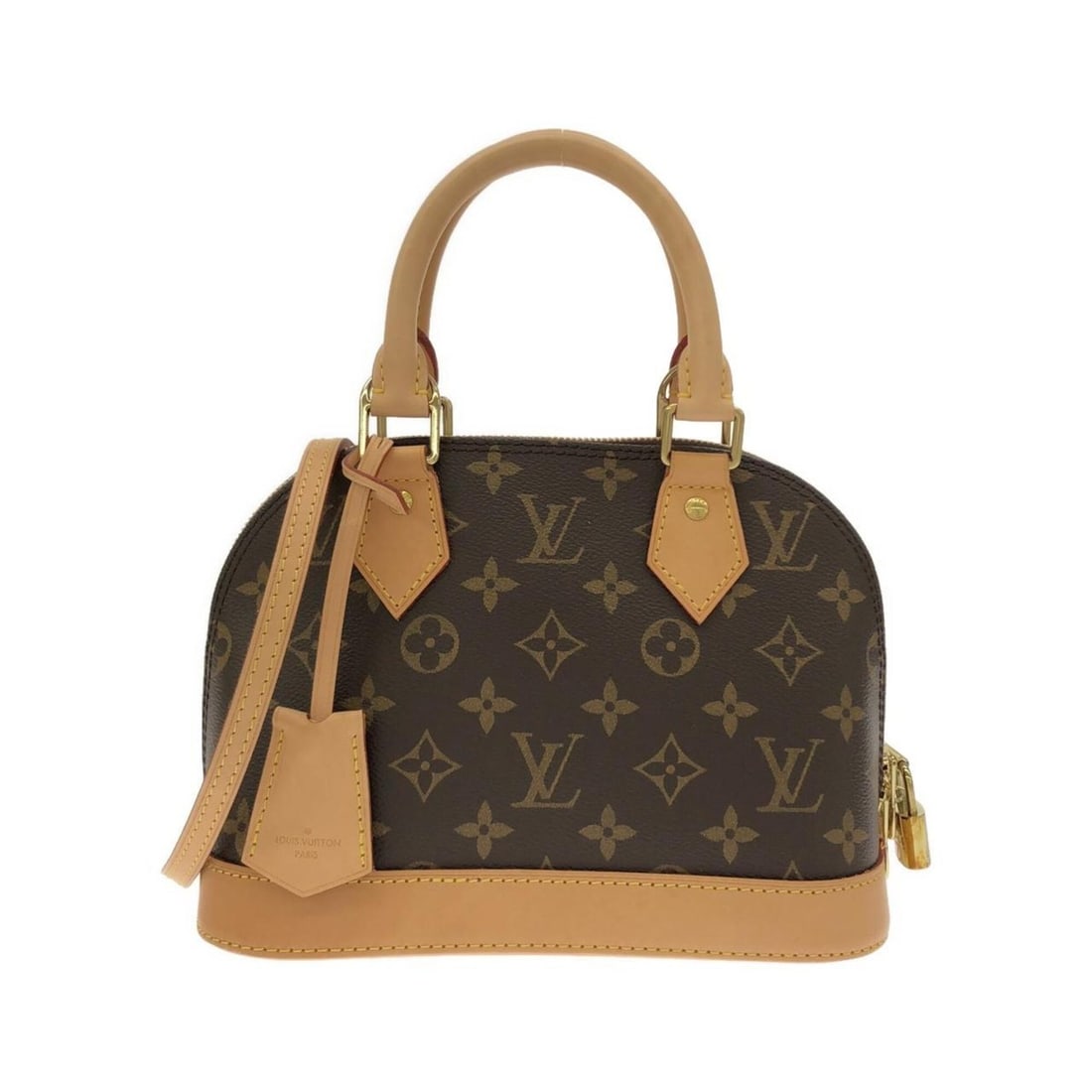 Louis Vuitton Monogram Alma BB M53152 Handbag: --- Catalog ---Category: SizeSize (HxWxD): 17.5cm x 23.5cm x 11.5cm / 6.88'' x 9.25'' x 4.52''Category: DesignType: HandbagColor: MarronGender: Men,WomenMaterial: Coated canvas Hardware Color: GoldCat