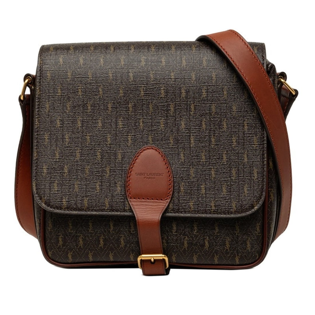 Saint Laurent Le Monogram Medium Satchel Crossbody Shoulder Bag 668582 Brown Leather Women's SAINT: --- Catalog ---Category: SizeSize (HxWxD): 21cm x 20cm x 7cm / 8.26'' x 7.87'' x 2.75''Category: DesignType: Shoulder bagColor: BrownGender: WomenMaterial: PVC Category: GeneralMPN: 668582Brand: Saint