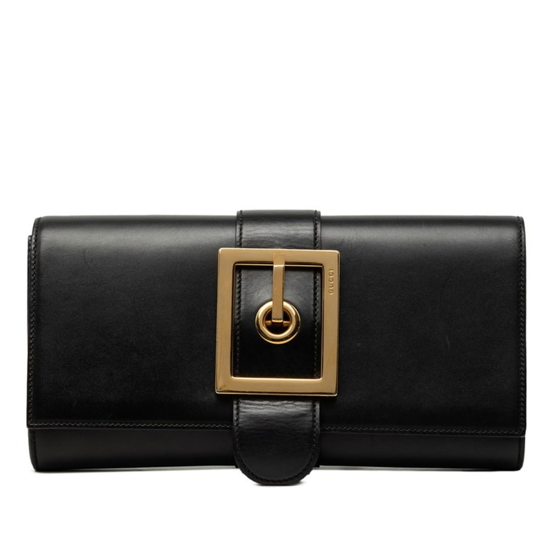 Gucci Clutch Bag, Second 323654, Black Leather, Women's, GUCCI: --- Catalog ---Category: SizeSize (HxWxD): 15cm x 29cm x 3cm / 5.9'' x 11.41'' x 1.18''Category: DesignType: Clutch bagColor: BlackGender: WomenMaterial: Leather Category: GeneralMPN: 323654Brand: Guc