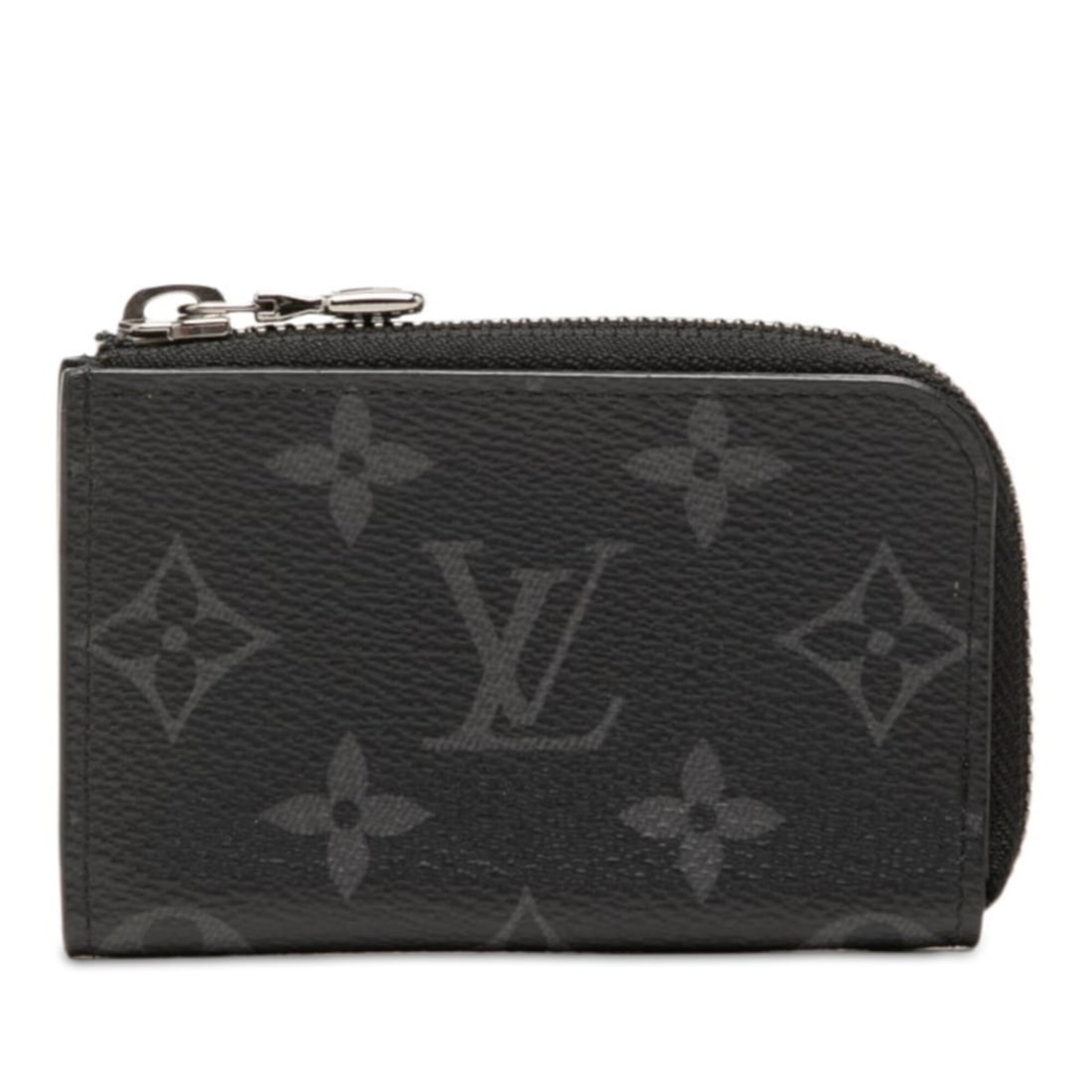 Louis Vuitton Monogram Eclipse Portemonnaie Jour Wallet/Coin Purse M63536 Black Leather Women's (1 of 9)