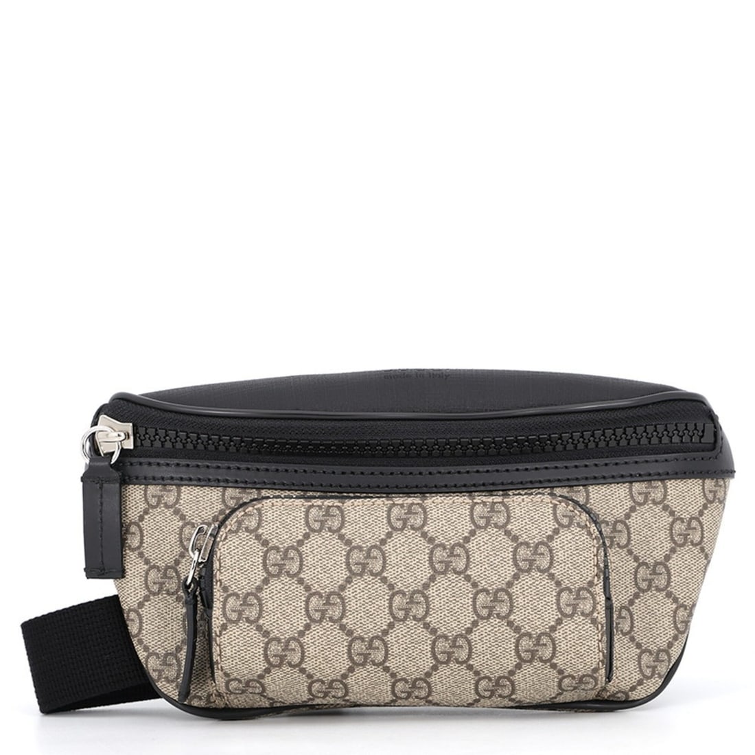 Gucci GG Supreme Body Bag 779877 GUCCI Waist Black Handbag: --- Catalog ---Category: SizeWeight: 260g / 9.17oz.Size (HxWxD): 12.5cm x 24cm x 5cm / 4.92'' x 9.44'' x 1.96''Strap Length: 53cm - 89cm / 20.86'' - 35.03''Category: DesignType: Sling bagColor: Beige,