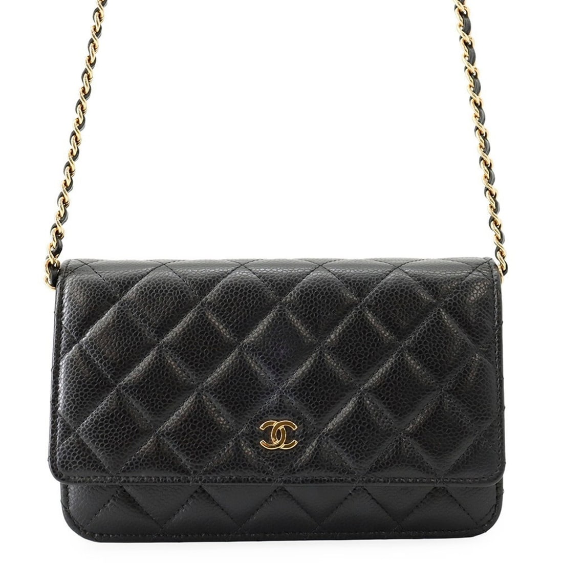 Chanel Chain Wallet Classic Matelassé Coco Mark Caviar Skin AP0250 CHANEL Black Women's WALLET: --- Catalog ---Category: SizeWeight: 400g / 14.1oz.Size (HxWxD): 12cm x 19cm x 4cm / 4.72'' x 7.48'' x 1.57''Strap / Chain Length: 1.29m / 50.78''Category: DesignType: Chain/Shoulder walletColor: Blac