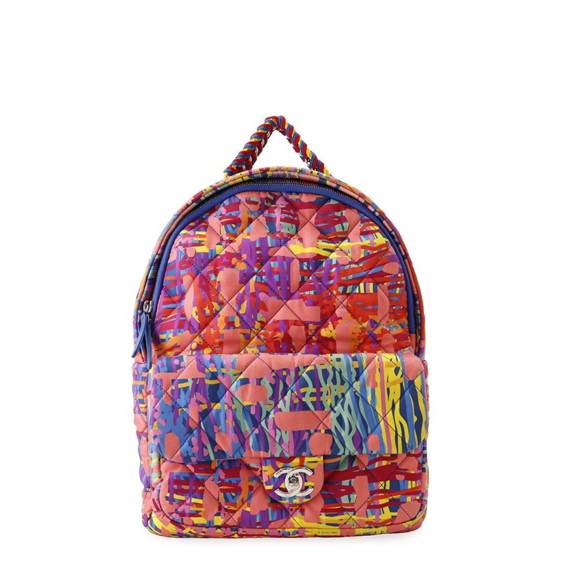 Chanel Matelassé backpack with Coco Mark, nylon, CHANEL handbag, backpack, handbag for women,: --- Catalog ---Category: SizeWeight: 880g / 1.94lb.Size (HxWxD): 34cm x 26.5cm x 9cm / 13.38'' x 10.43'' x 3.54''Strap Length: 1cm / 0.39''Category: DesignType: BackpackColor: Multi-colorGender: Women