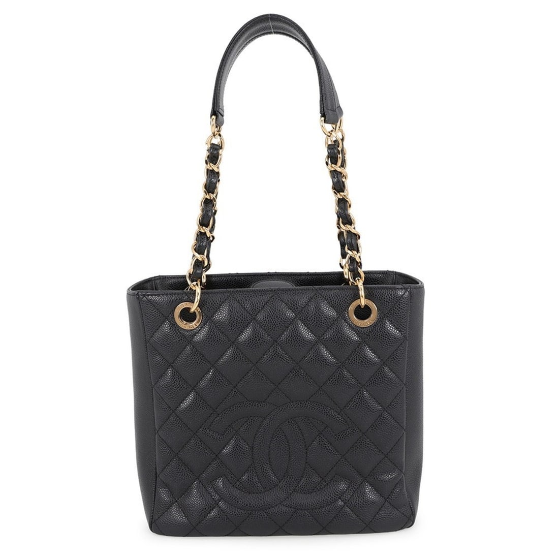 Chanel Matelassé Tote Bag, Coco Mark, PST, Caviar Skin, A50994, Black, Handbag, Women's, CHANEL: --- Catalog ---Category: SizeWeight: 700g / 1.54lb.Size (HxWxD): 23cm x 24cm x 9cm / 9.05'' x 9.44'' x 3.54''Category: DesignType: Tote bagColor: BlackGender: WomenClosure: OpenMaterial: Grained Calfs