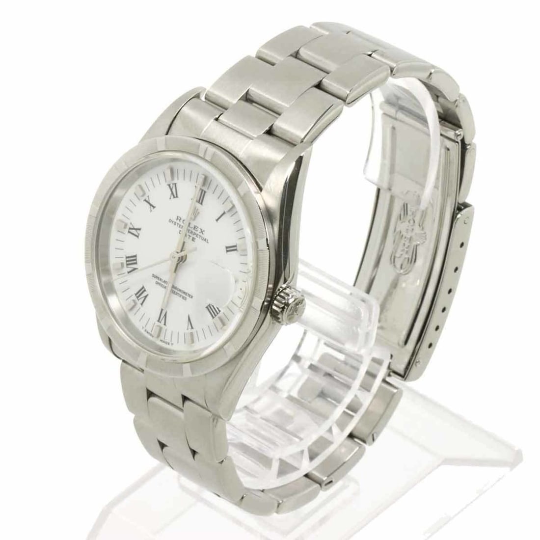 Rolex Oyster Perpetual Date 15210 T-serial Men's Watch White Automatic Self-winding (1 of 13)