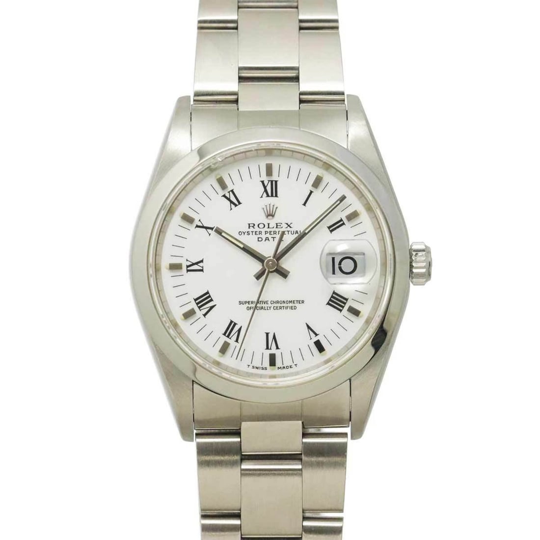 Rolex Oyster Perpetual Date 15200 S-serial Men's Watch White Automatic Self-winding (1 of 13)