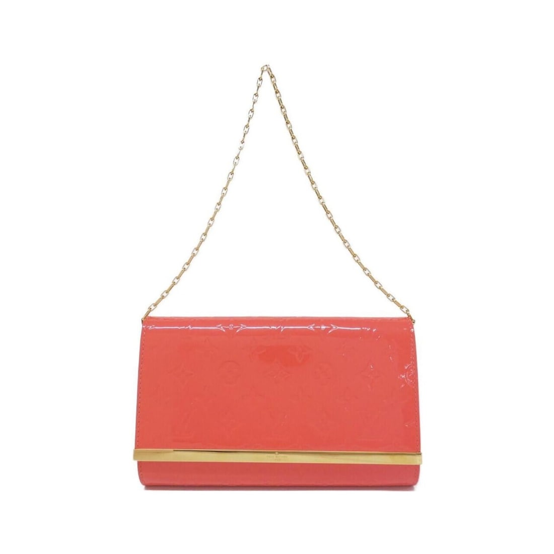 Louis Vuitton Vernis Clutch Ana M90274 Shoulder Bag: --- Catalog ---Category: SizeSize (HxWxD): 15cm x 24cm x 4cm / 5.9'' x 9.44'' x 1.57''Category: DesignType: Shoulder bagColor: PinkGender: WomenHardware Color: GoldCategory: GeneralMPN: M90274Brand: