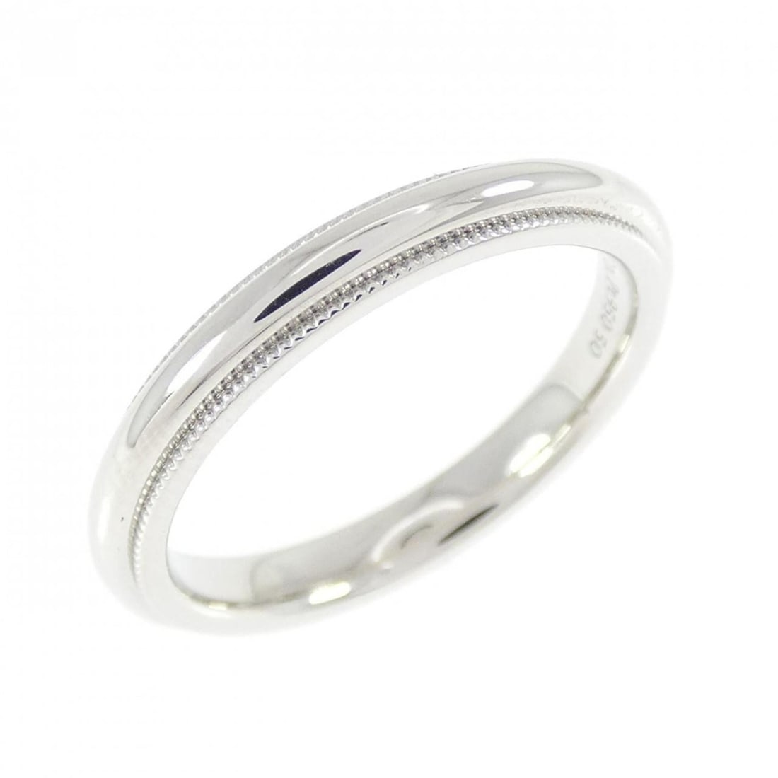 Tiffany & Co. Milgrain Ring: --- Catalog ---Category: SizeJP Size: 12.5US Size: 6.5Category: DesignType: Band ringGender: WomenMaterial: Platinum 950Category: GeneralBrand: Tiffany--- Item List ---Section: ConditionRanking: Rank