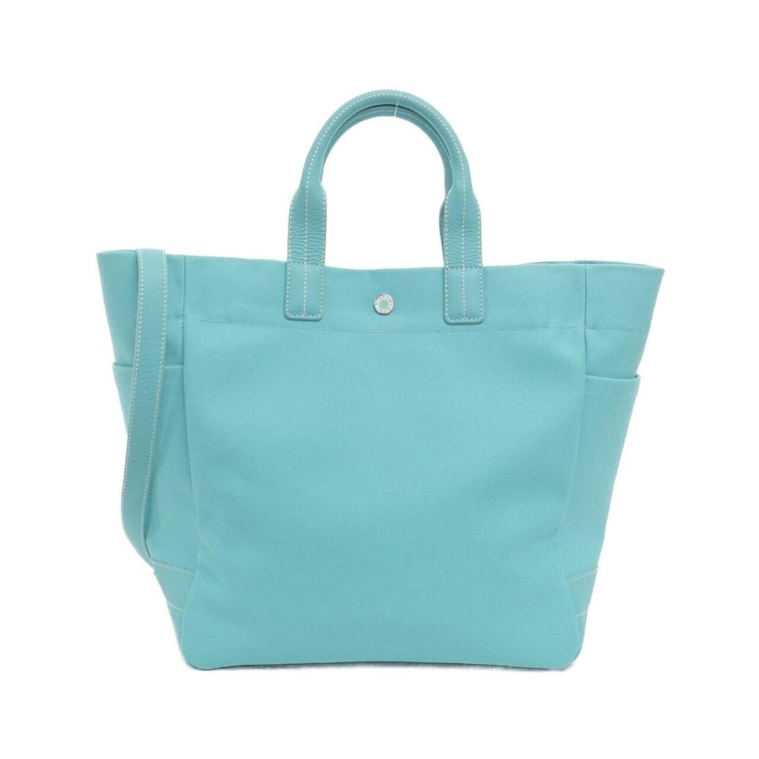 Tiffany handbag: --- Catalog ---Category: SizeSize (HxWxD): 32cm x 46cm x 18cm / 12.59'' x 18.11'' x 7.08''Category: DesignType: HandbagColor: Tiffany blueGender: WomenMaterial: Canvas , Leather Hardware Color:
