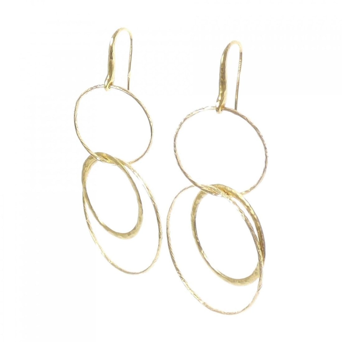 Tiffany Hammered Circle Earrings - 2
