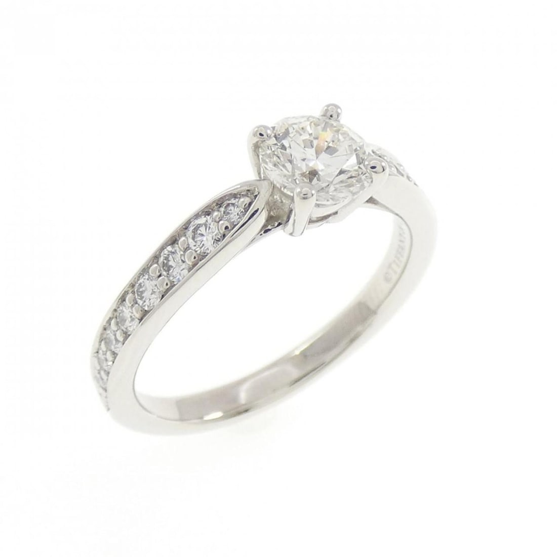 Tiffany Harmony Ring 0.45CT: --- Catalog ---Category: SizeUS Size: 6.5Brand Size: 3.5Category: DesignType: Band ringStone: DiamondGender: WomenMaterial: Platinum 950Category: GeneralBrand: Tiffany--- Item List ---Section: