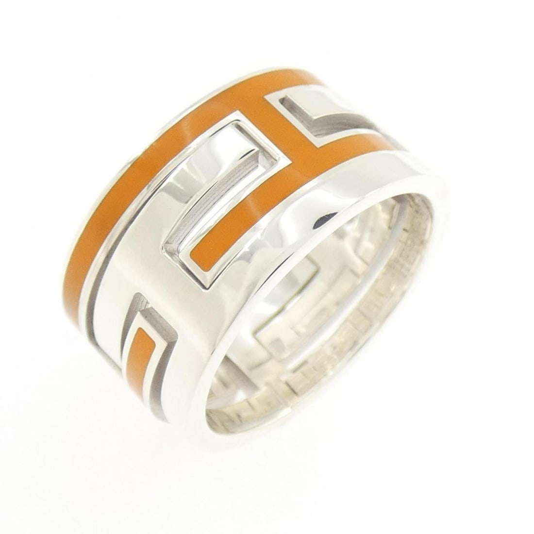 Hermes Move H Ring: --- Catalog ---Category: SizeUS Size: 5.5Brand Size: 50Category: DesignType: Band ringColor: SilverGender: WomenMaterial: Silver 925Category: GeneralBrand: Hermes--- Item List ---Section: