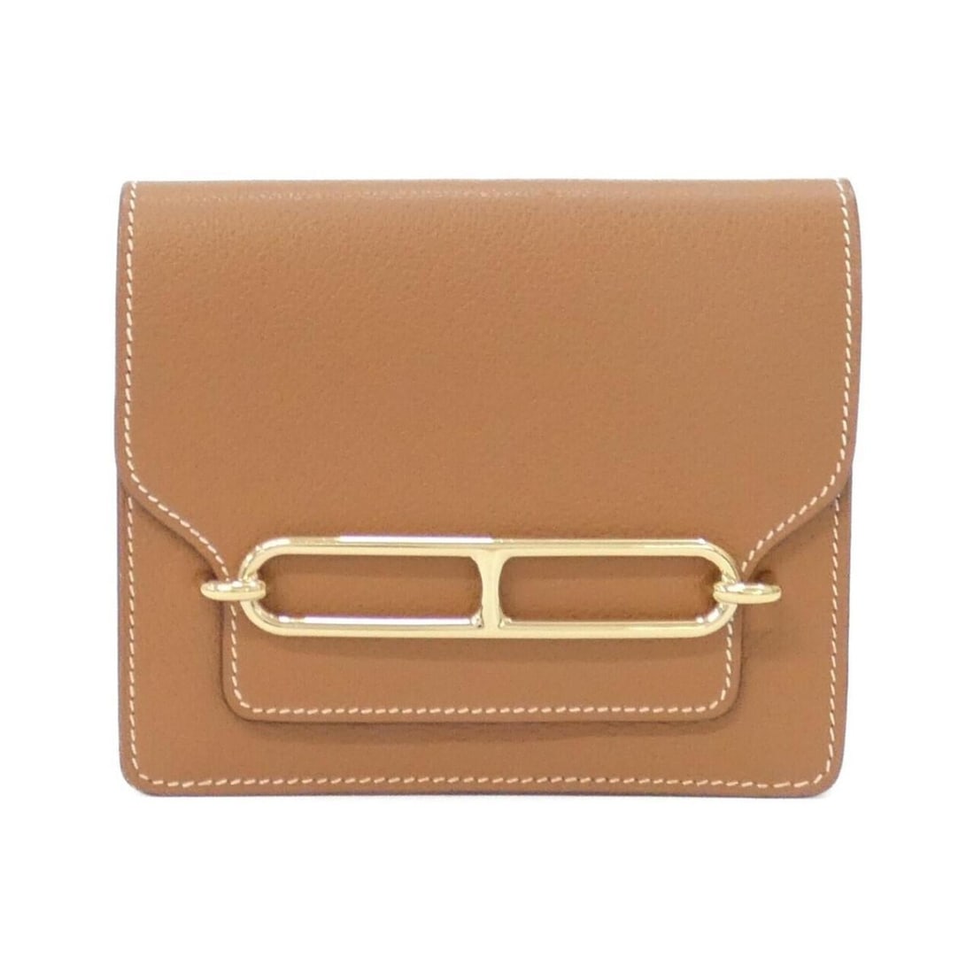 Hermes Luli Slim 082053CP Wallet: --- Catalog ---Category: SizeSize (HxWxD): 10cm x 12.5cm x 2.5cm / 3.93'' x 4.92'' x 0.98''Category: DesignType: Wallet (bi-fold)Color: Brown, Gold brownGender: Women,MenCategory: GeneralMPN: