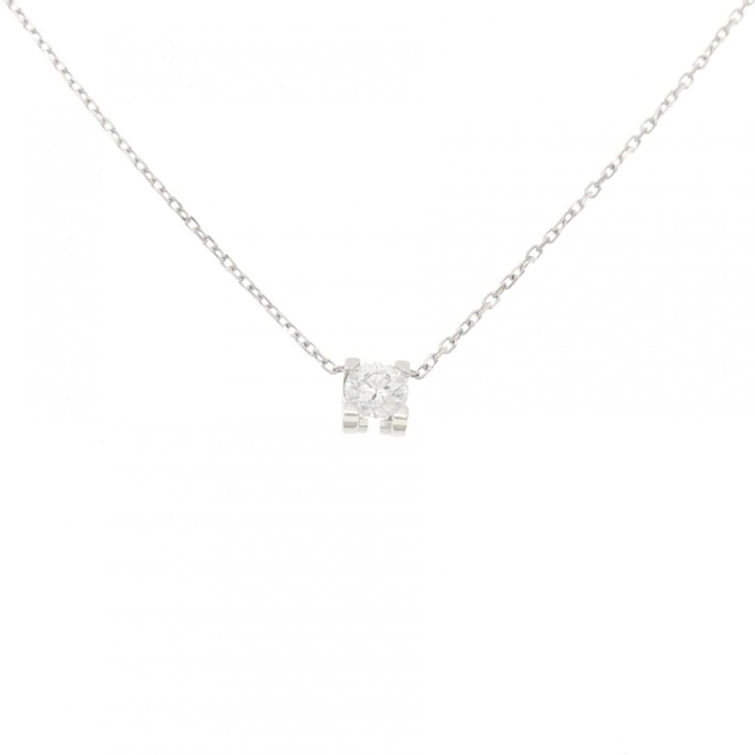 Cartier C de Necklace 0.30CT D VVS1 3EXT: --- Catalog ---Category: SizePendant Size: 4.6mm x 4.4mm / 0.18'' x 0.17''Neck Circumference: 38 cm - 42 cm / 14.96'' - 16.53''Category: DesignColor: White goldStone: DiamondGender: WomenClarity:
