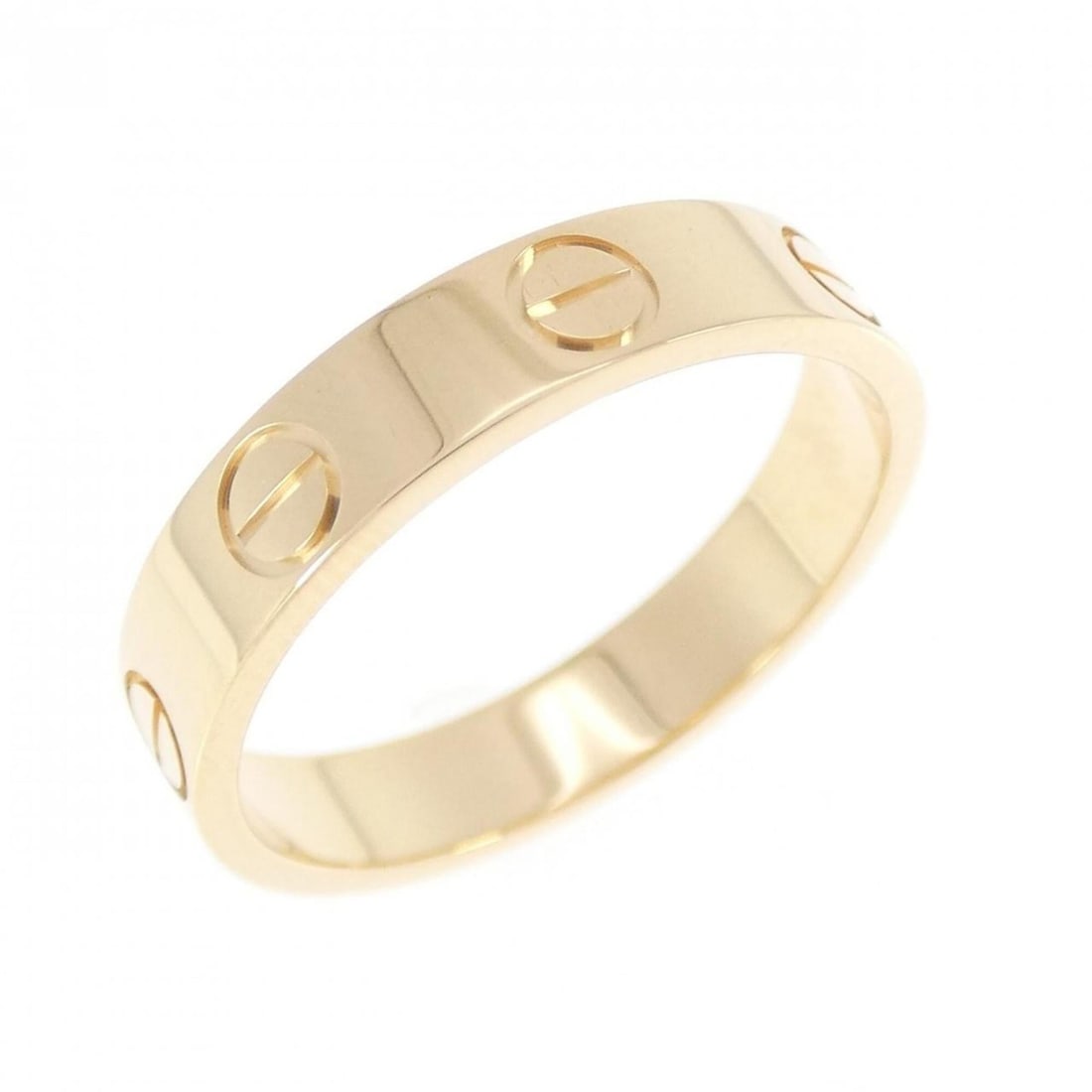 Cartier Mini Love Ring: --- Catalog ---Category: SizeUS Size: 5.5Brand Size: 50Category: DesignType: Band ringColor: Yellow goldGender: WomenMaterial: Yellow gold (18K)Category: GeneralMPN: B4085000Brand: Cartier--- Item Lis