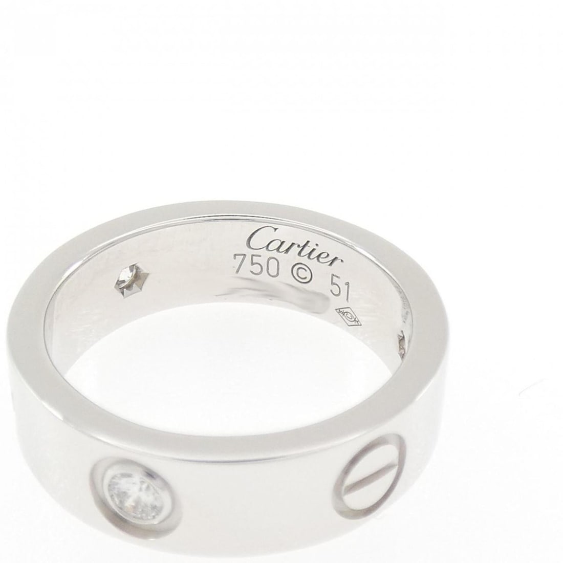 Cartier Love Half-Diamond Ring - 3