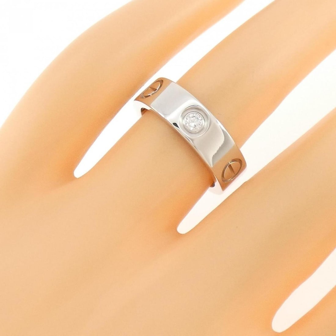 Cartier Love Half-Diamond Ring - 4